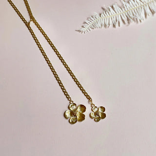 Wild rose chain necklace/ワイルドローズ チェーンネックレス